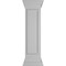 Ekena Millwork 12"W x 48"H Straight Newel Post with Panel, Flat Capital & Base Trim (Installation kit included) NWL12X48SPF0B0 - alternate 4